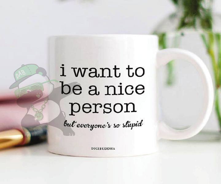 I want to be a nice person