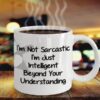 Not sarcastic, just intelligent