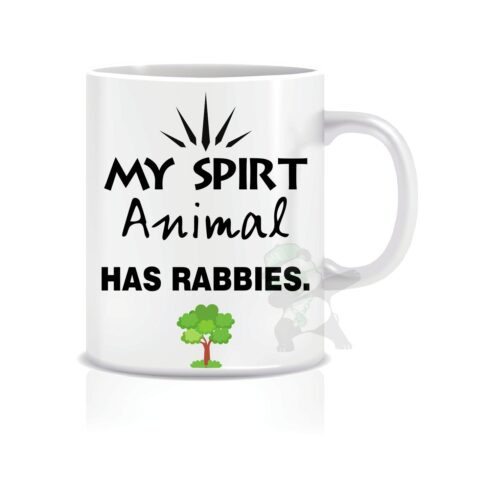 My spirit animal has Rabbies.