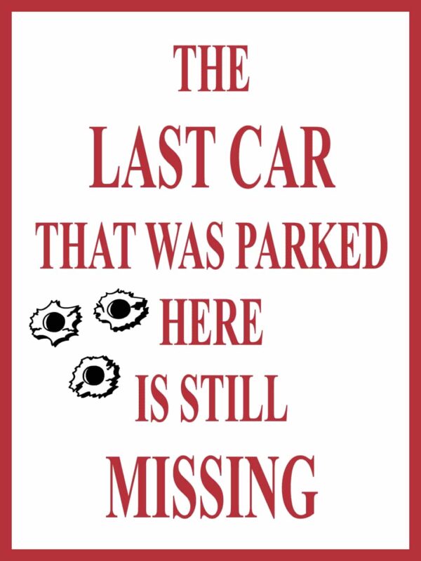 Last car parked is still missing