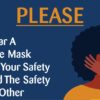 Please wear a mask