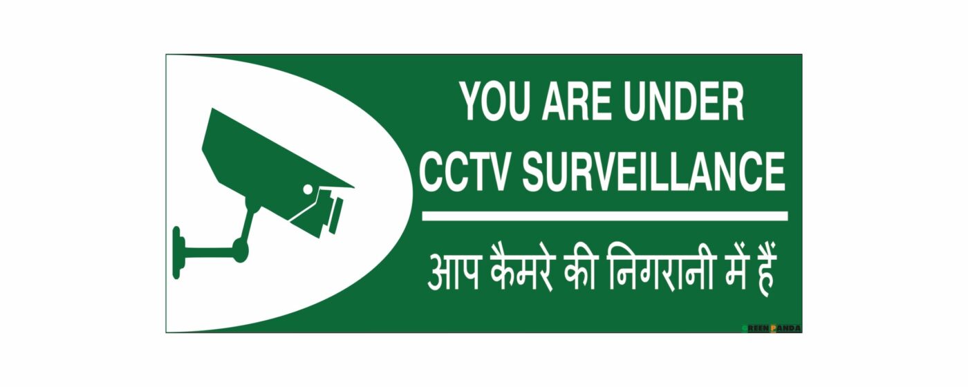 buy cctv sign board online india green