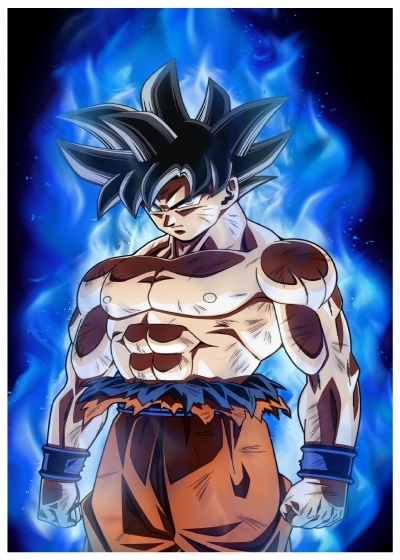 Goku Blue flame - Green Panda