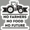 Buy no farmers no food stickers for cars online