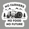 Buy no farmers no food stickers for cars online