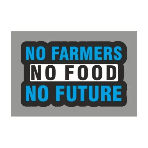 Buy no farmers no food stickers for cars online