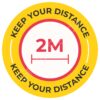 Keep Distance (Mixed Color, Round Shape, Pack Of 3)